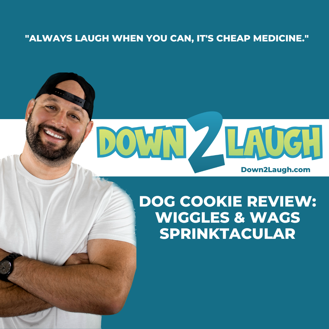 Down 2 Laugh - Dog Cookie Review: Wiggles & Wags SprinkTacular